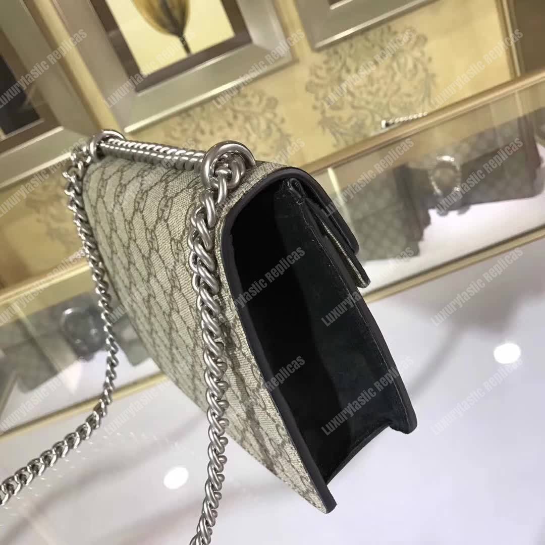 G*u*i dionysus small gg shoulder bag beige black