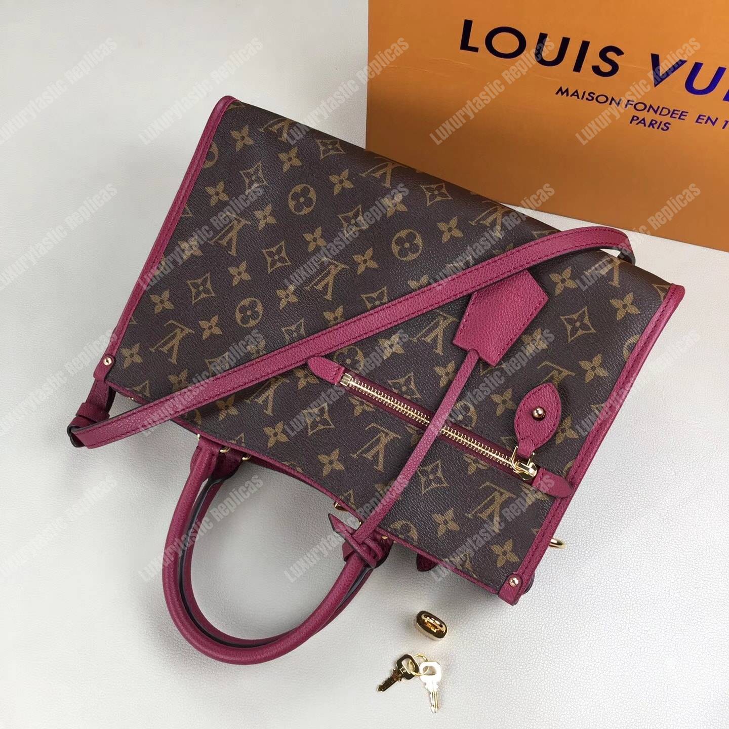LV Popincourt PM Monogram Raisin