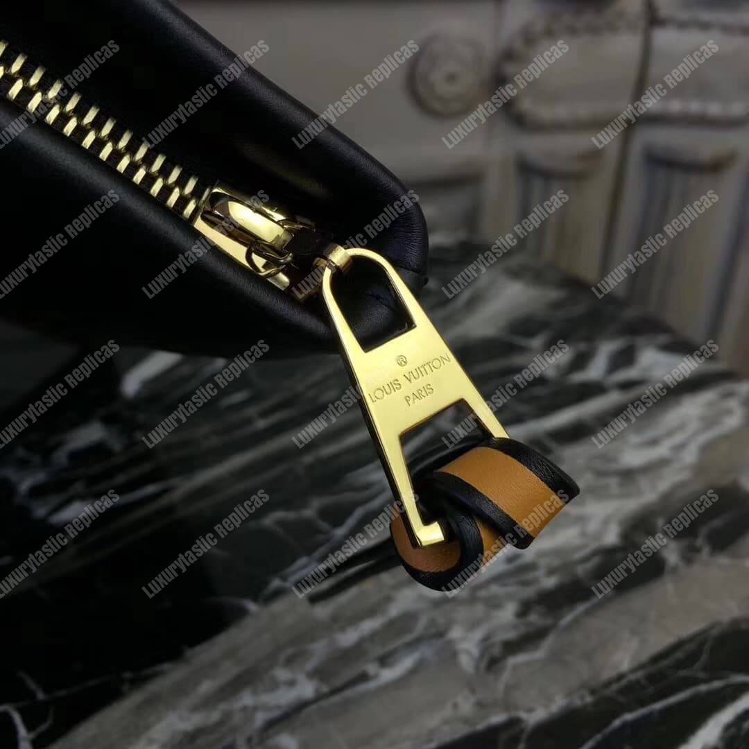 LV Pochette Tuileries Monogram Coated Canvas Noir