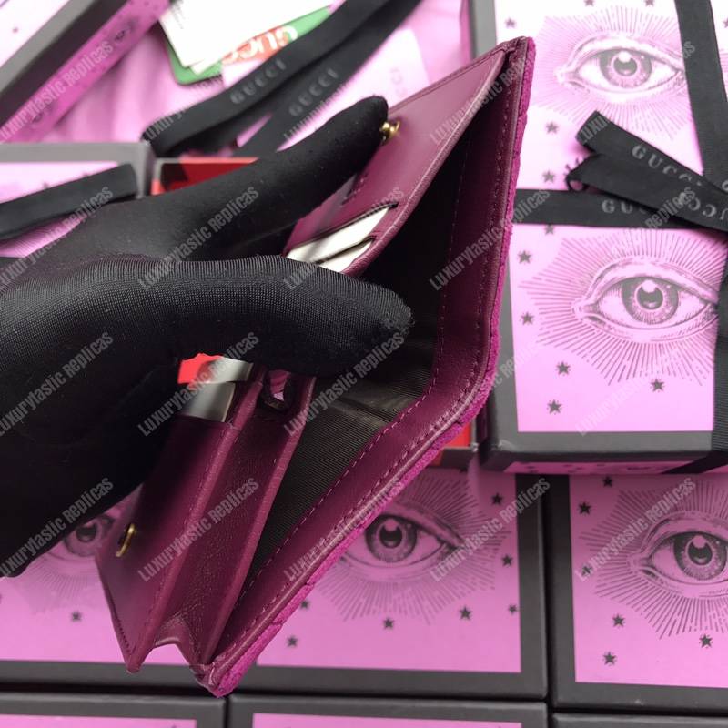 G*u*i gg marmont card case velvet magenta