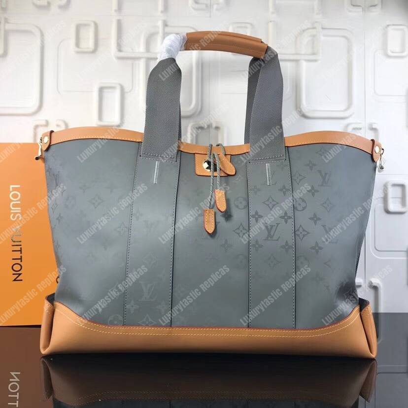 LV Monogram Titanium Canvas Tote