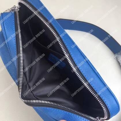LV Outdoor Messenger PM Taiga Leather Cobalt