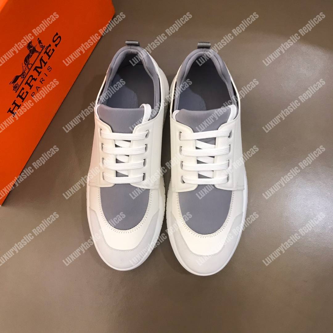 H**mes trail sneaker multicolore white