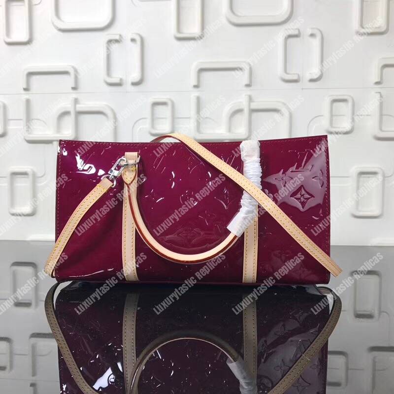 LV Monogram Vernis Neo Triangle Bag Amethyste