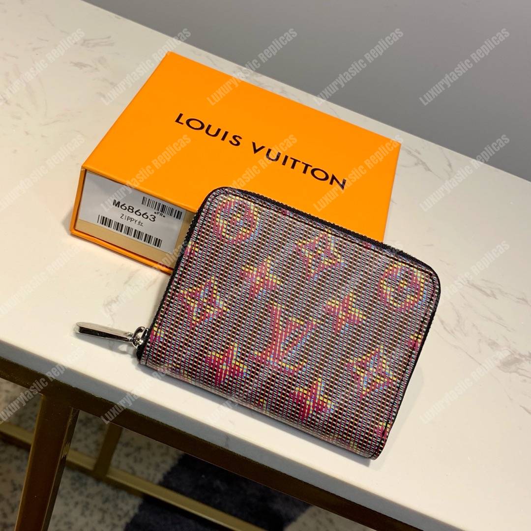 LV Zippy Coin Purse Monogram LV Pop motif Rouge