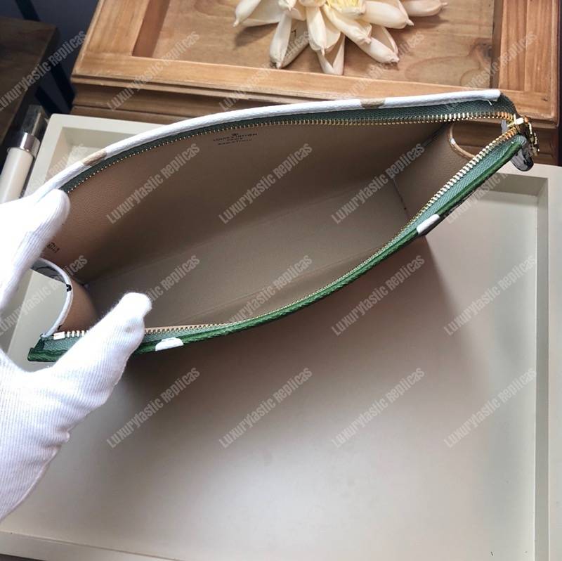 LV Toilet Pouch XL Monogram Khaki