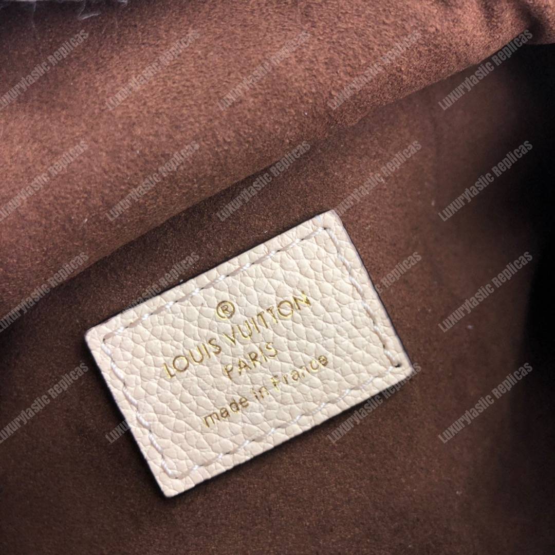 LV Monogram Empreinte Bumbag Creme Beige