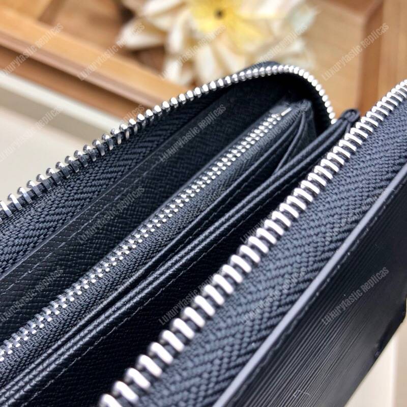 LV Zippy Wallet Epi Leather Noir