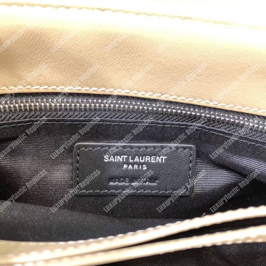 Saint Laurent Loulou Toy Bag In Matelassé “Y” Leather Powder