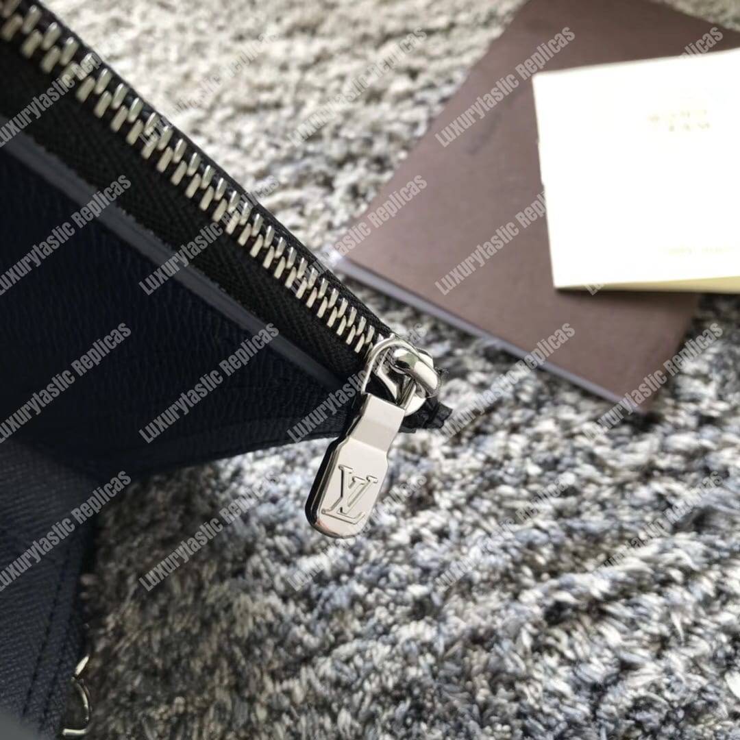 LV Rivets Chain Wallet Epi Leather
