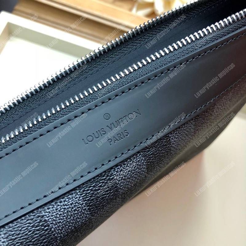 LV Discovery Pochette Damier Graphite Canvas