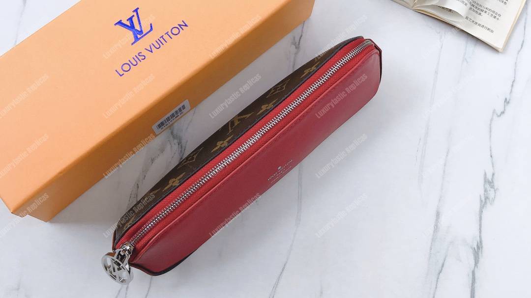 LV Pencile Pouch Elizabeth Red