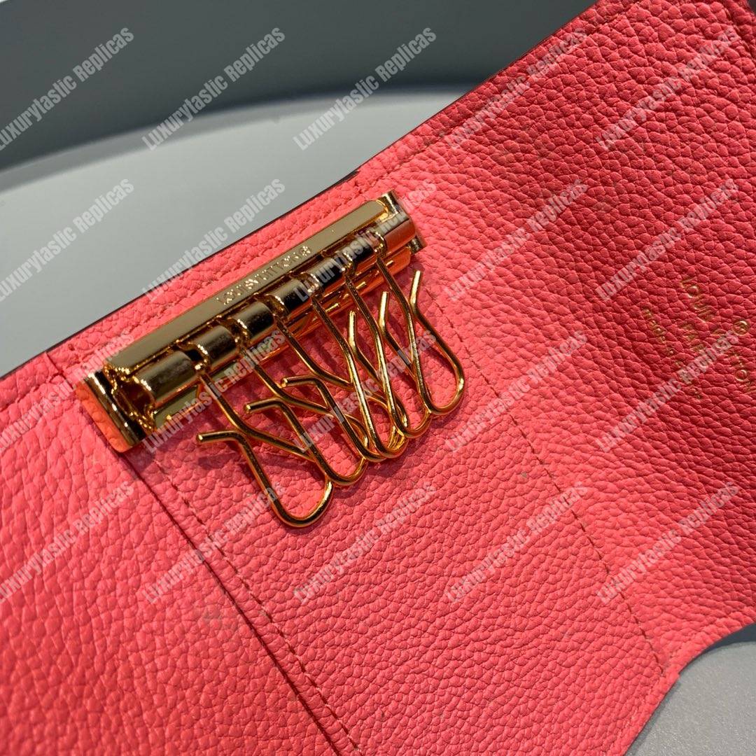 LV 6 KEY HOLDER Monogram Empreinte leather Cherry