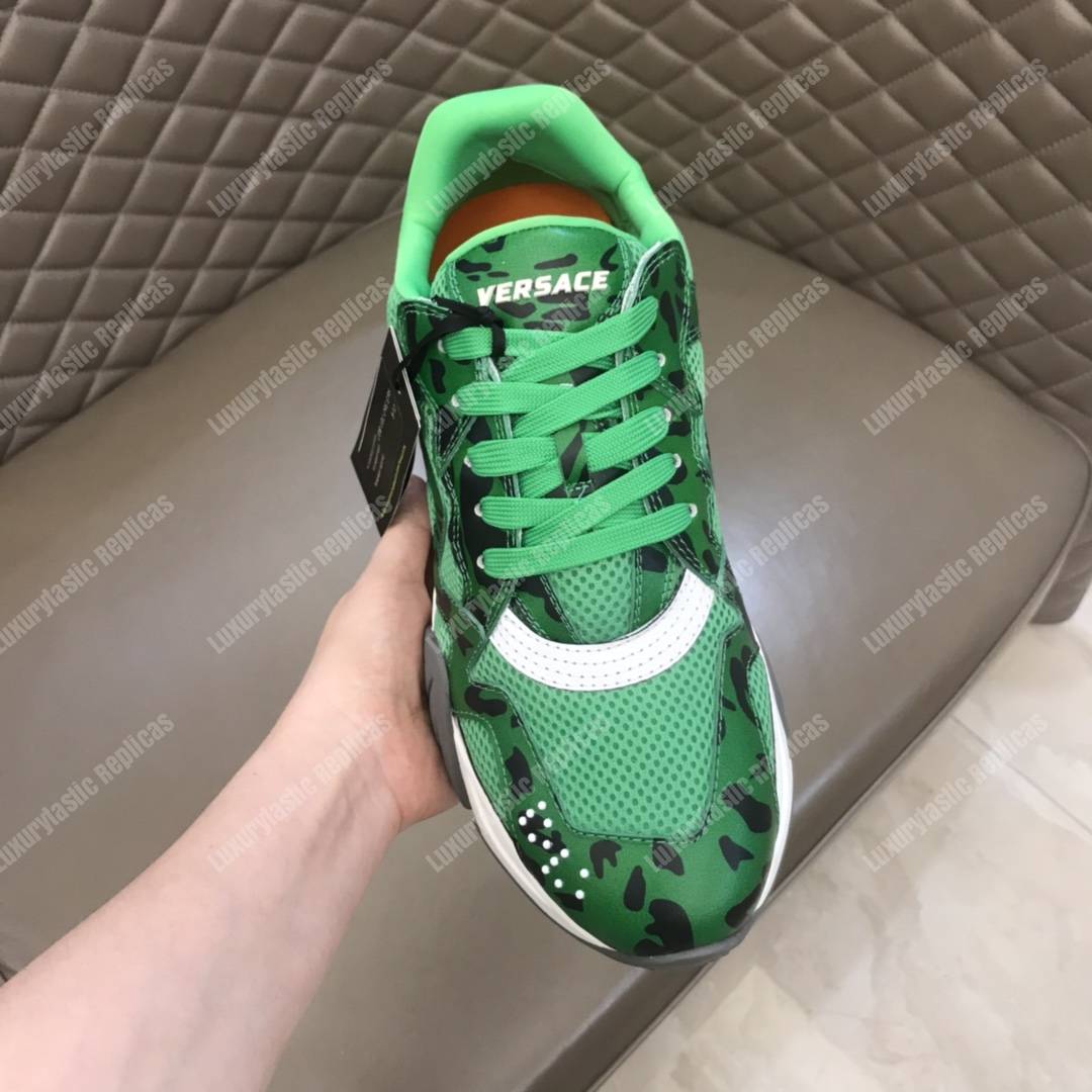 Versace Squalo Sneakers Green