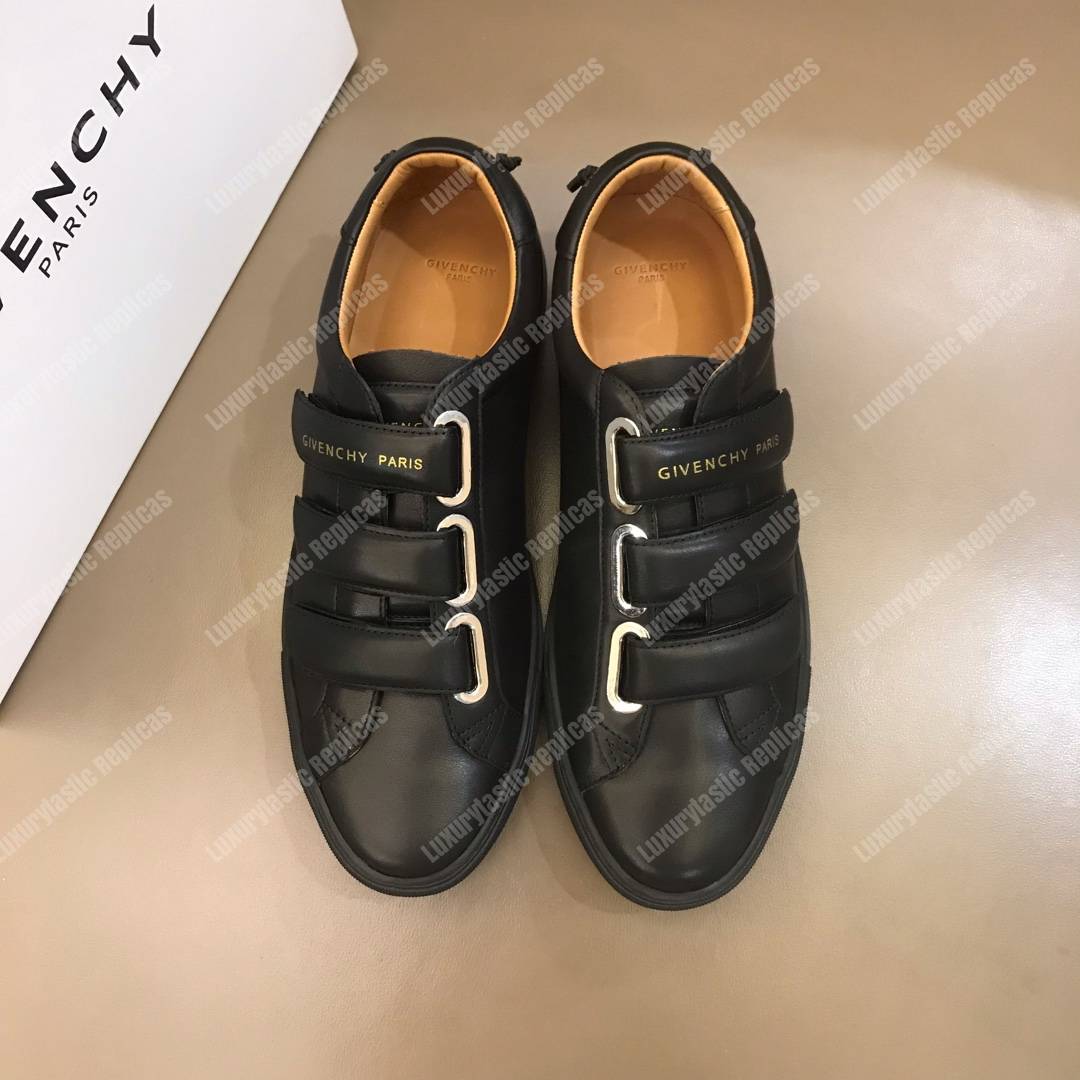 Givenchy Sneakers In Leather With Velcro Black