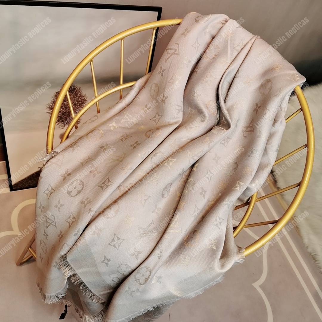LV Monogram Shine Shawl