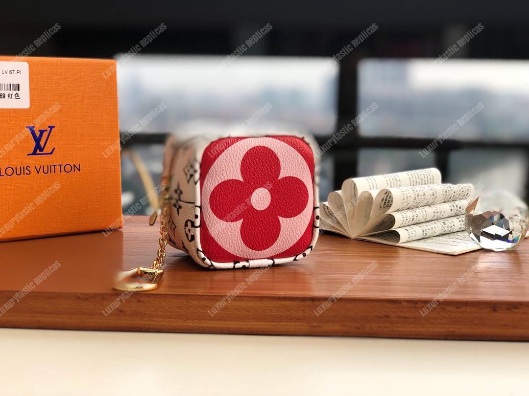 LV Porte Monnaie Cube Summer 2019 Red