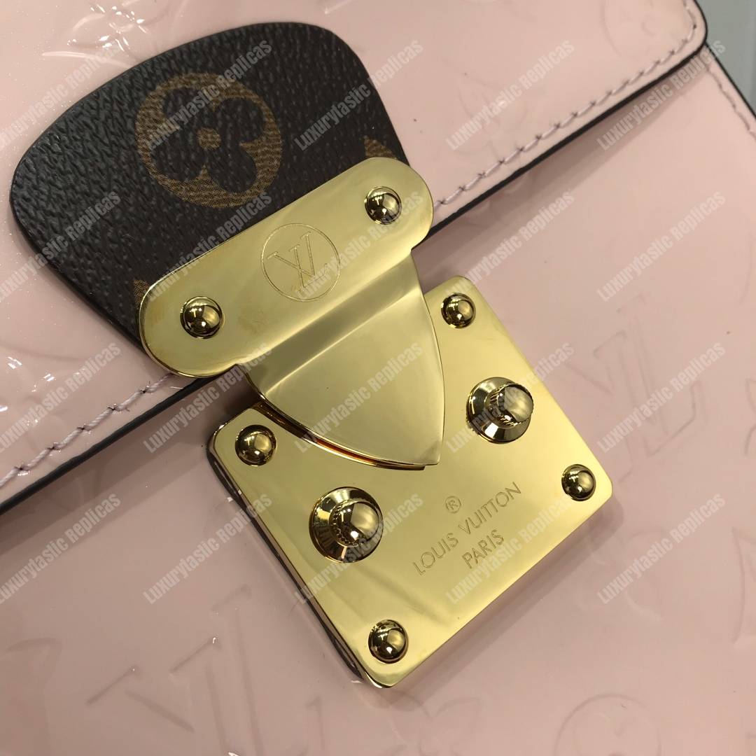 LV Spring Street Monogram Vernis Rose Ballerine