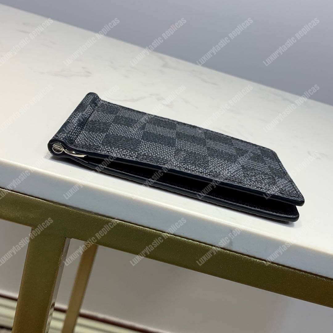 LV Pince Wallet Damier Graphite Canvas Gray