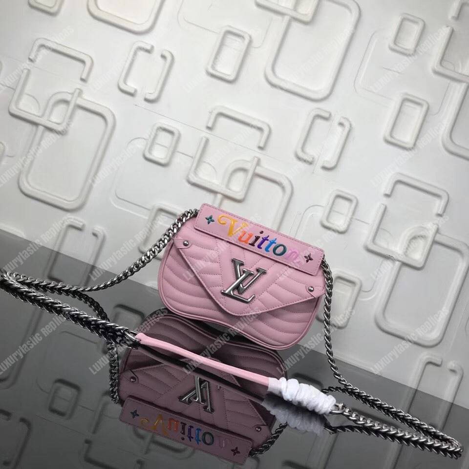 LV New Wave Chain Bag PM Smoothie Pink