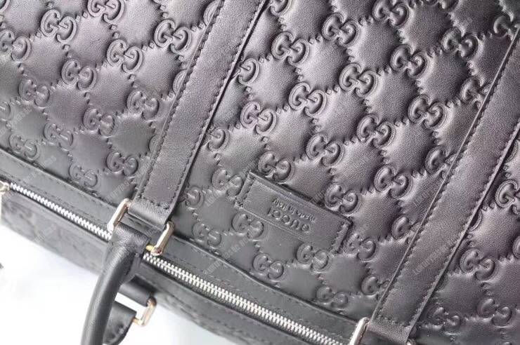 G*u*i signature leather large duffle black