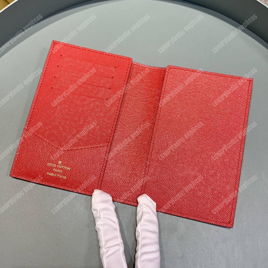 LV Passport Cover Monogram Eiffel Tower