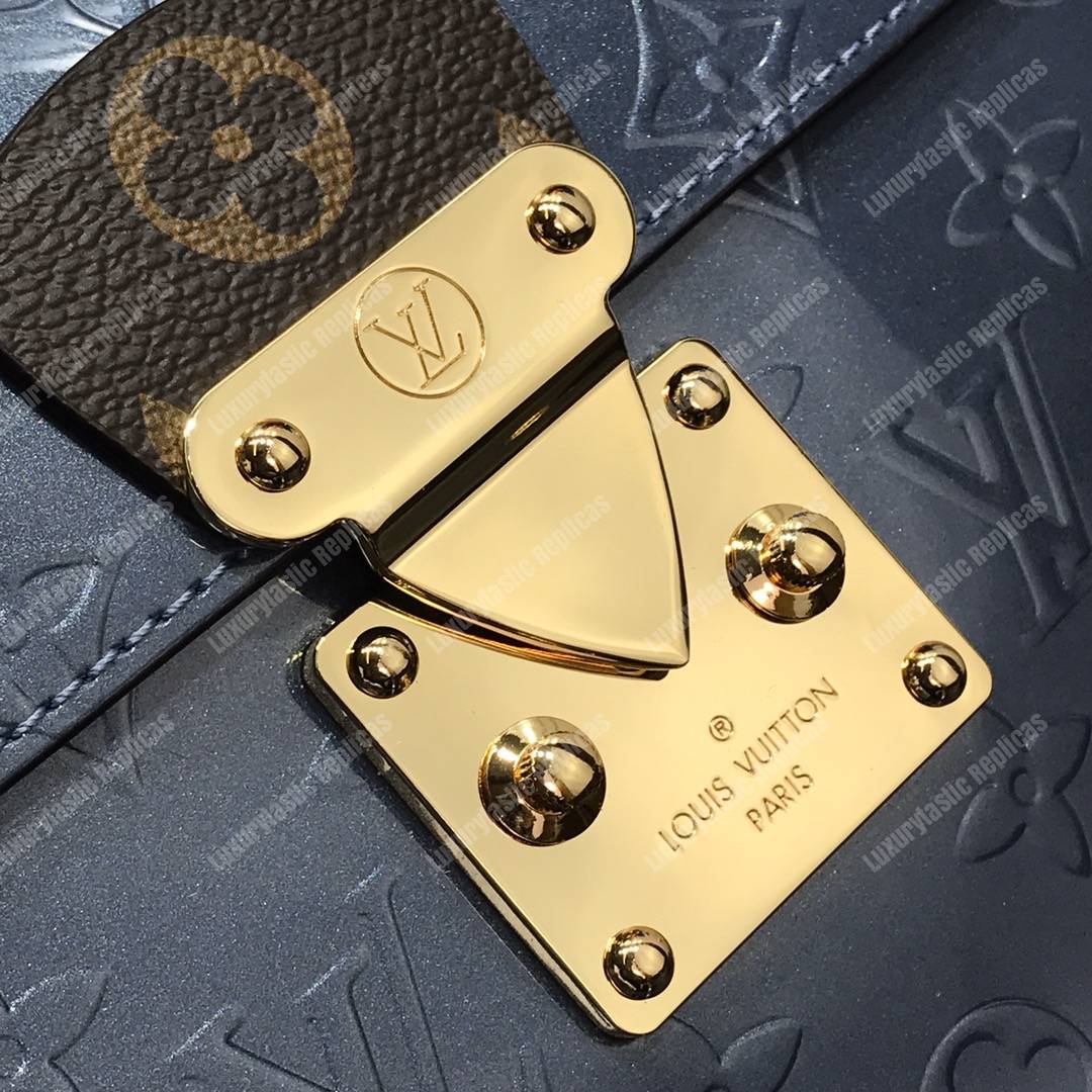 LV Spring Street Monogram Vernis Bleu Jean