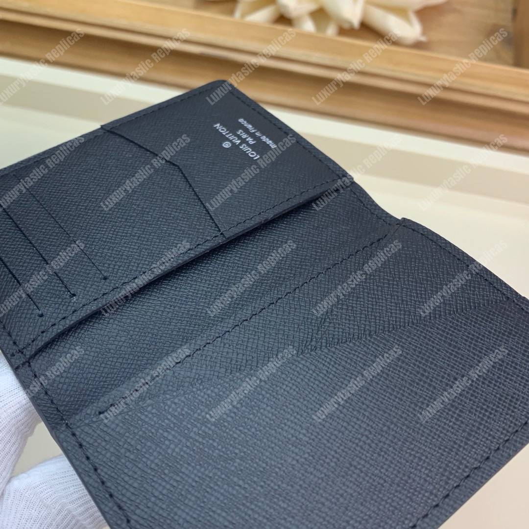 LV Pocket Organizer Epi Leather Yellow Initials
