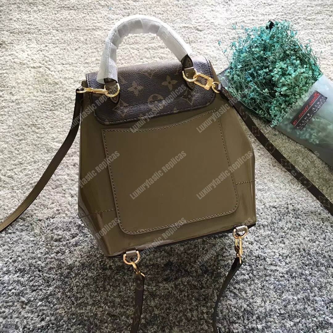 LV Hot Springs Backpack Patent Leather