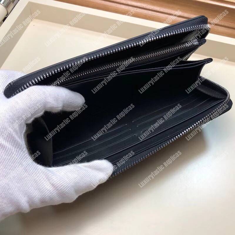 LV Zippy Wallet Dark Infinity Leather