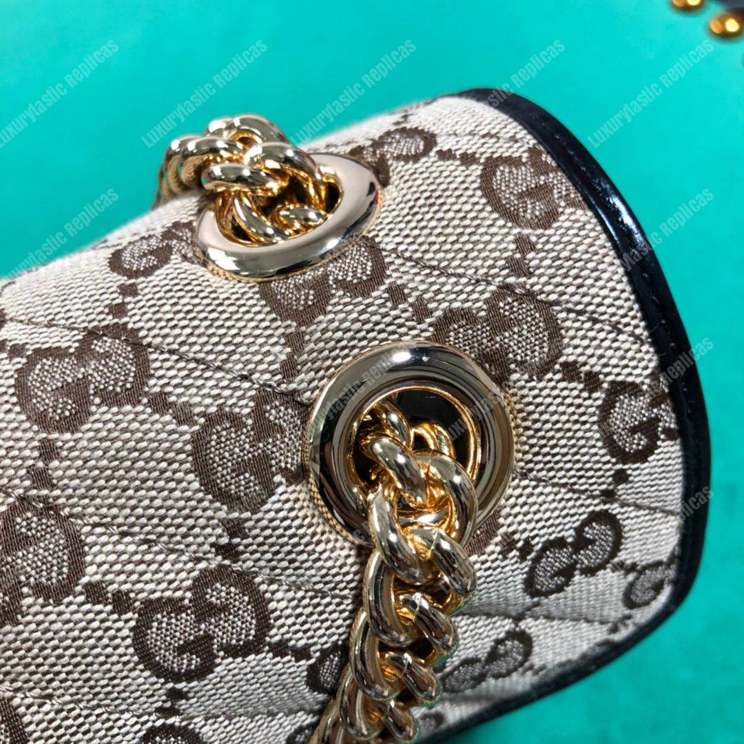 G*u*i gg marmont small shoulder bag gg canvas