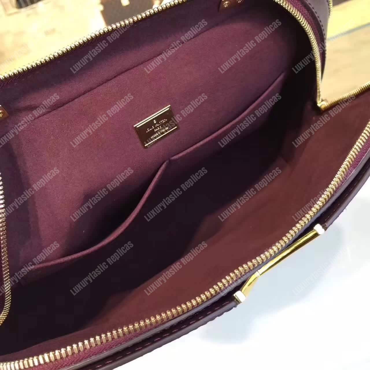 LV Melrose Monogram Vernis Amarante