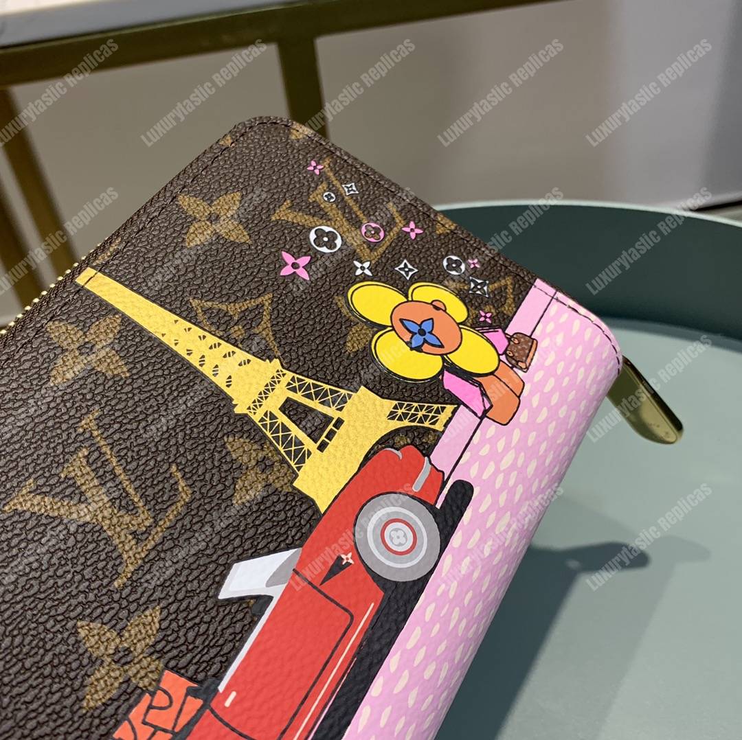 LV Zippy Wallet Monogram Eiffel Tower