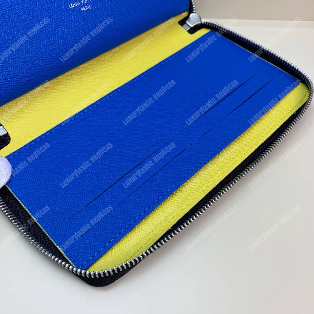 LV Zippy Organizer Epi Leather Damier Graphite