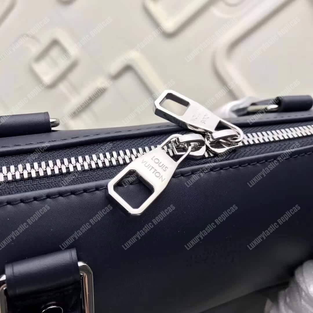LV Porte-Documents Jour Epi Leather Navy Blue