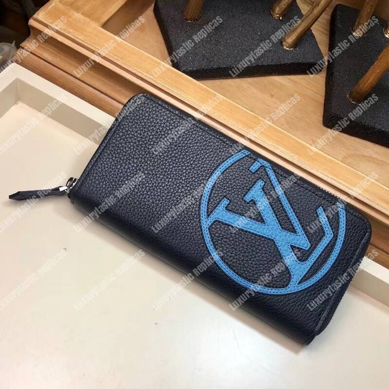 LV Zippy Wallet Vertical Taurillon Leather