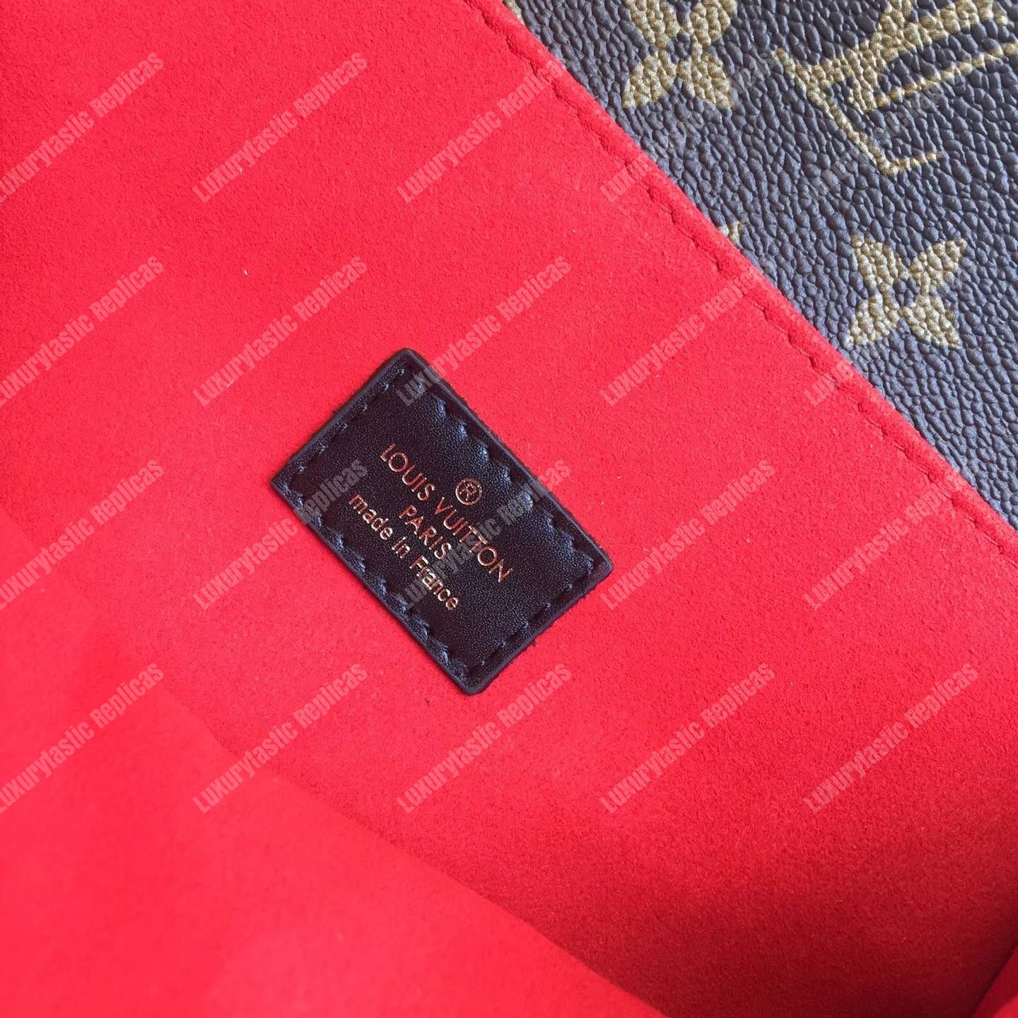 LV Pochette Metis Monogram Coquelicot Red