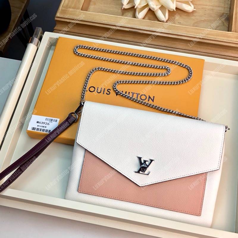 LV Pochette Mylockme Rose Soie Quartz Calla
