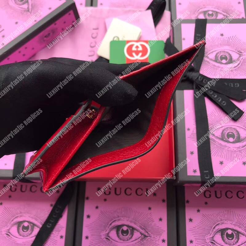 G*u*i ophidia gg card case red