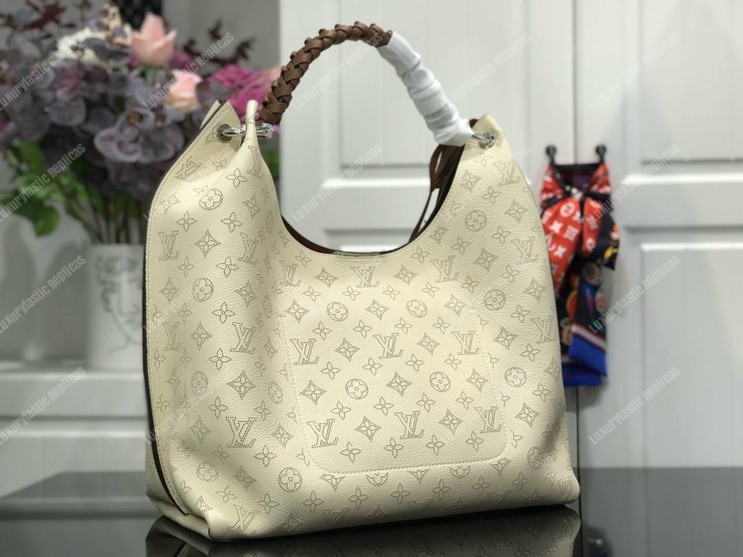 LV Carmel Mahina Monogram Creme