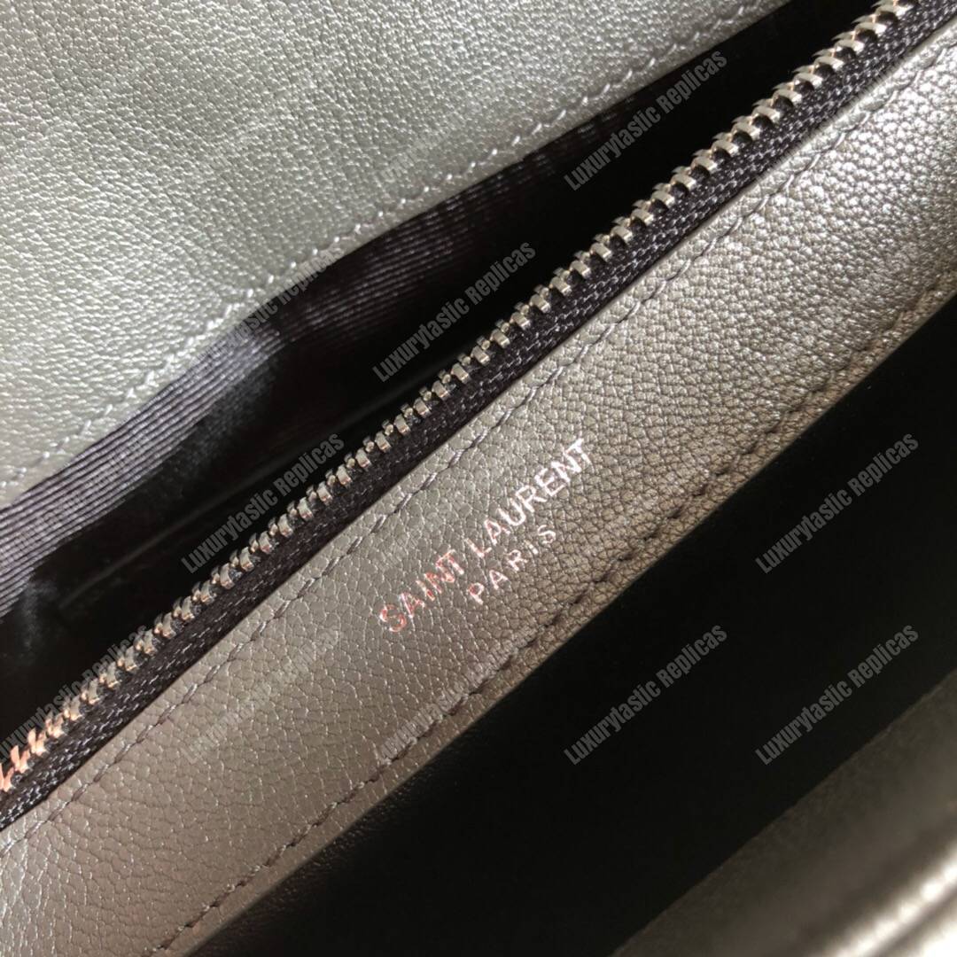 Saint Laurent Classic Large Soft Envelope Dark Anthracite
