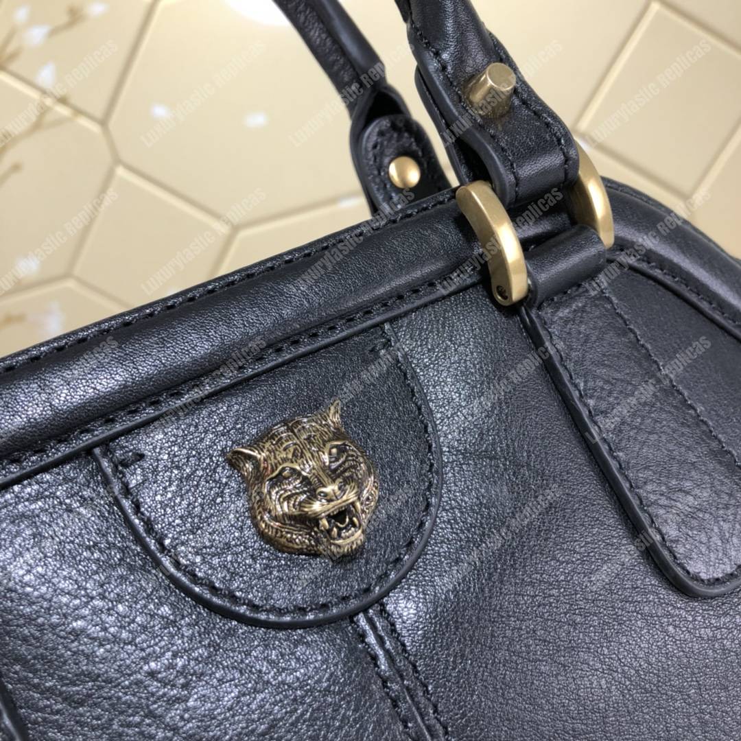 G*u*i re(belle) medium shoulder bag leather black