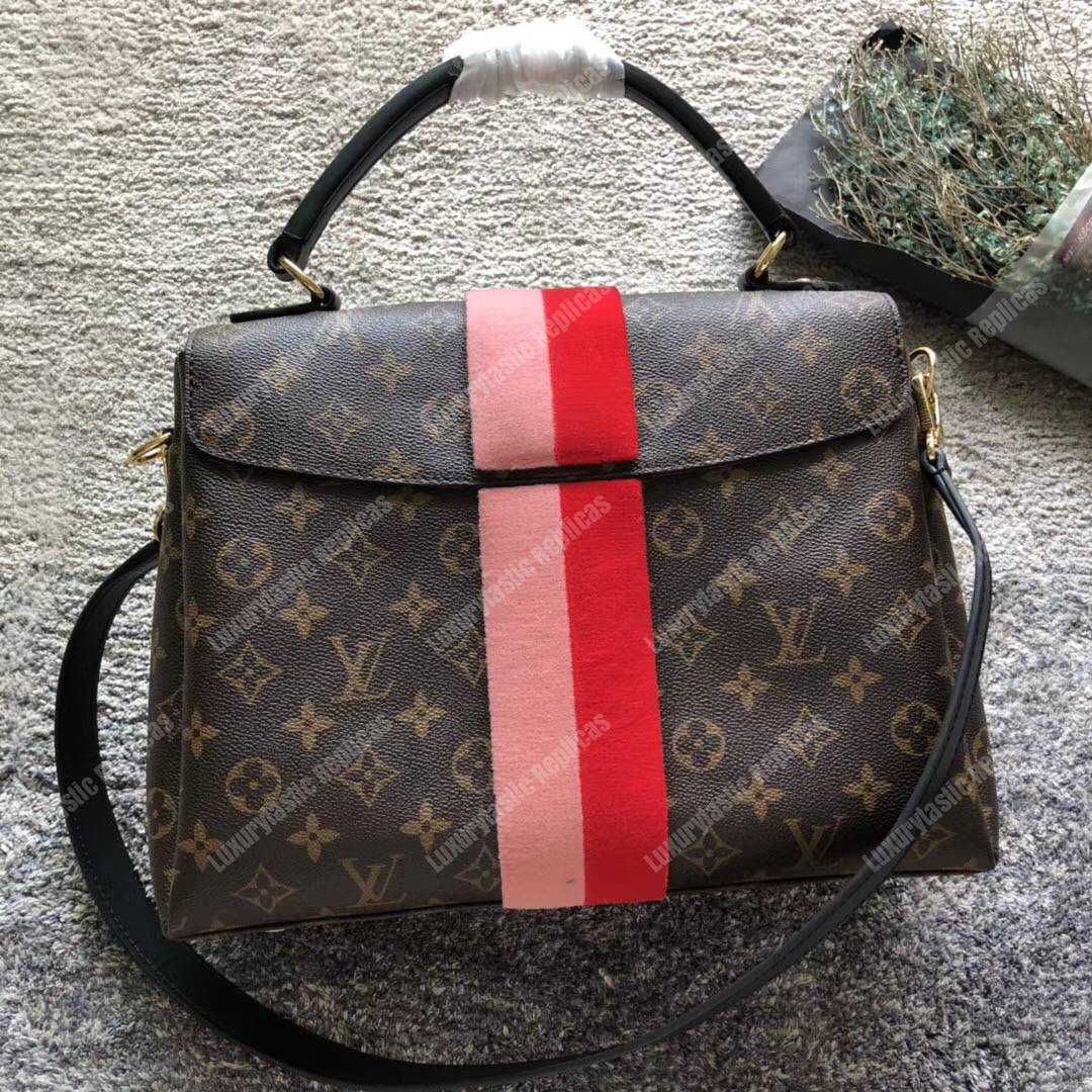 LV Georges MM Monogram Coquelicot Peche