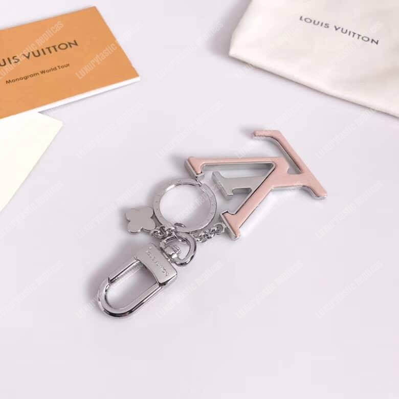 LV Capucines Bag Charm and Key Holder Magnolia