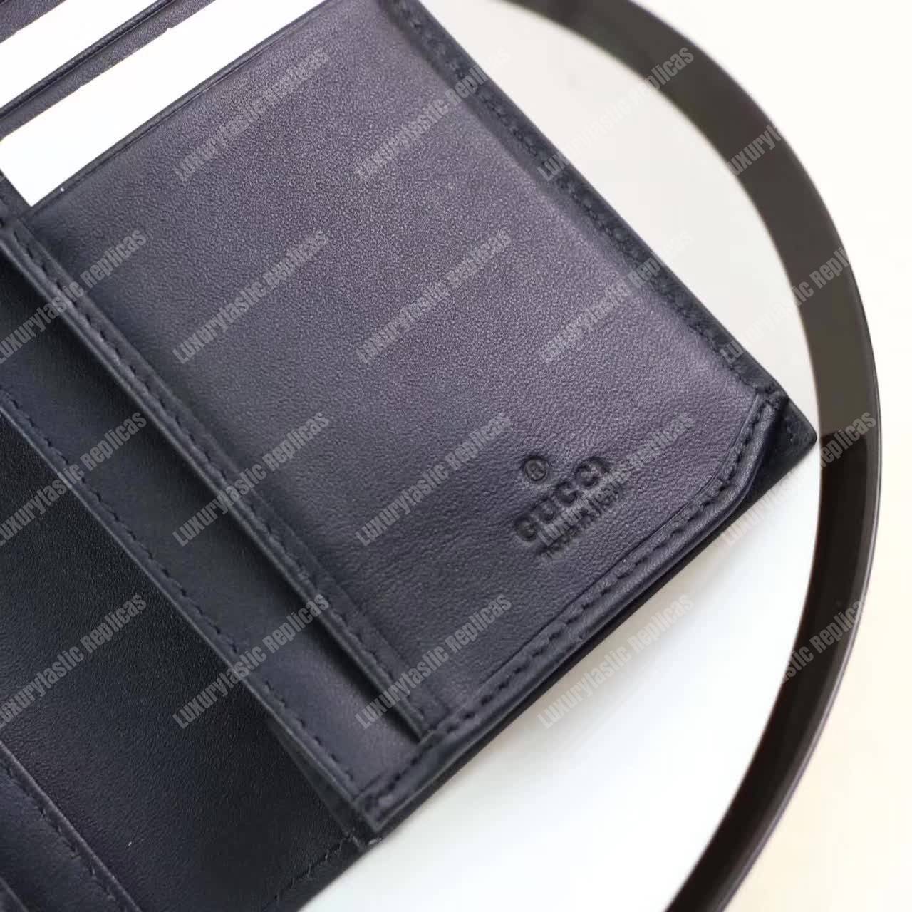 G*u*i kingsnake print gg sup*e long wallet