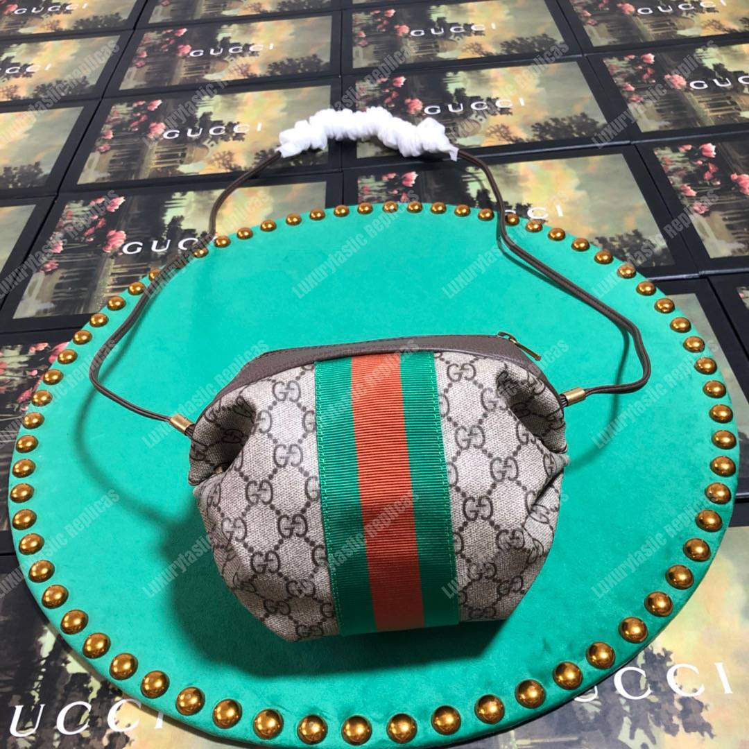 G*u*i mini gg bag with web and butterfly