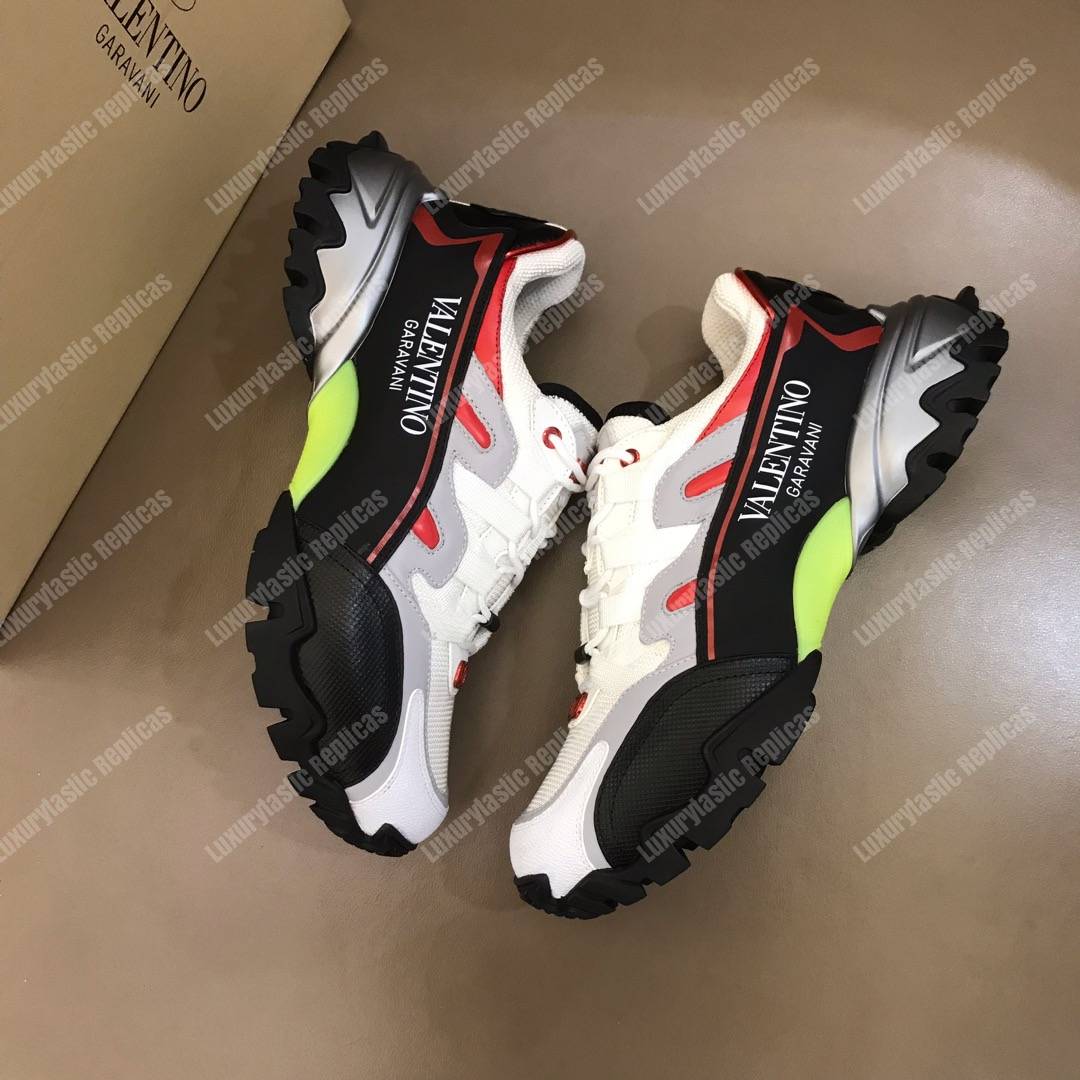 Valentino Climbers Sneaker Black/Red/Gray