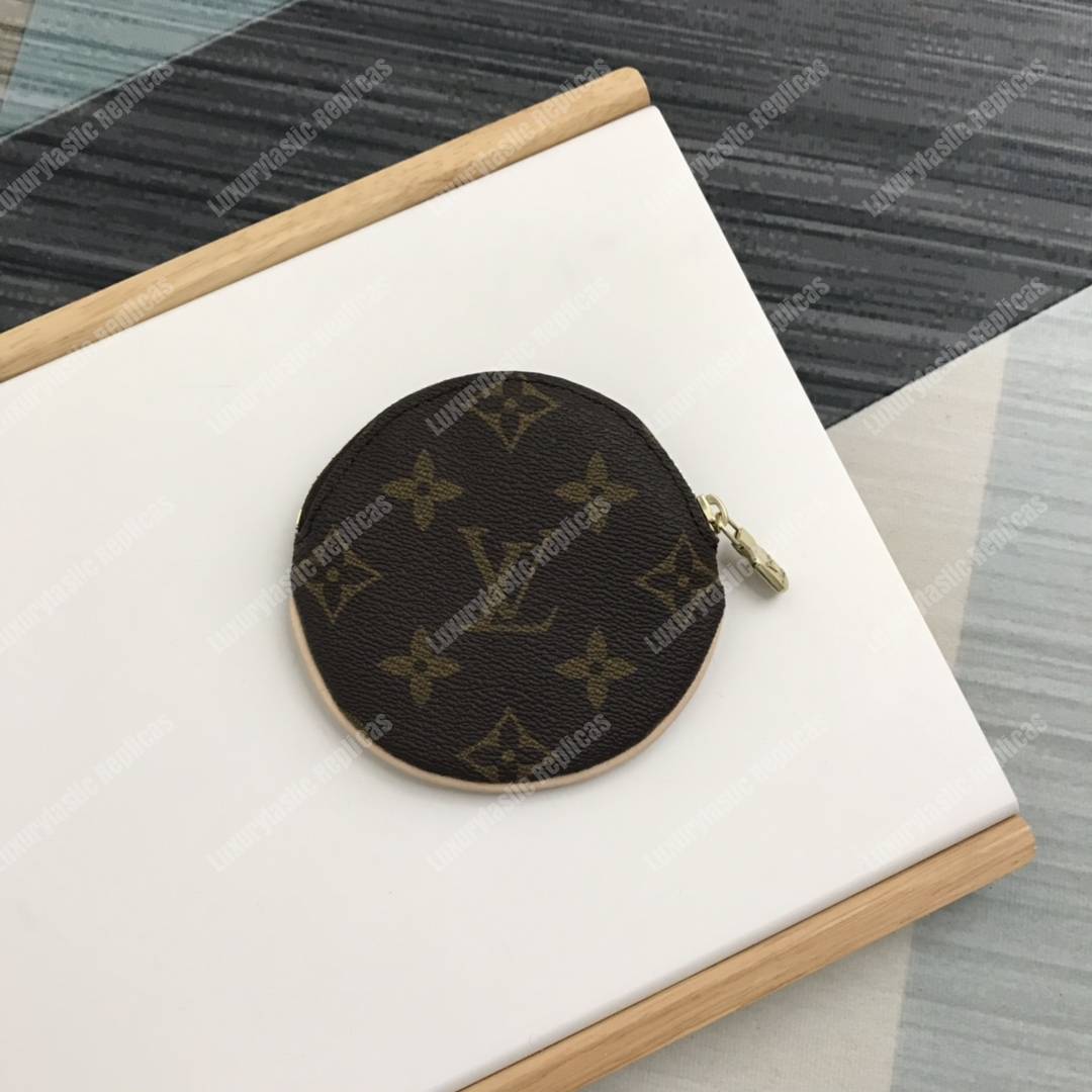 LV Round Coin Purse Monogram