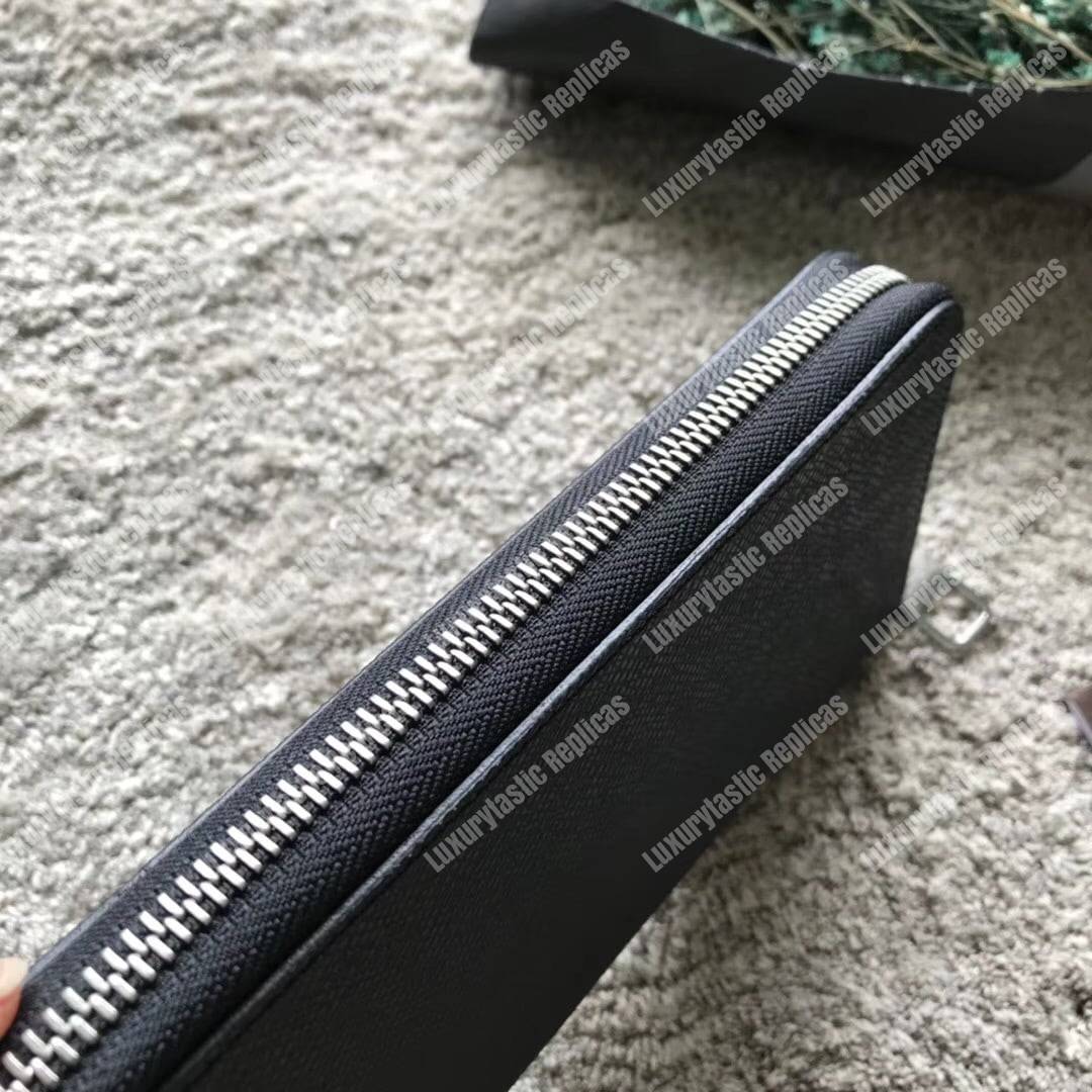 LV Vasco Wallet Taiga Leather Ardoise