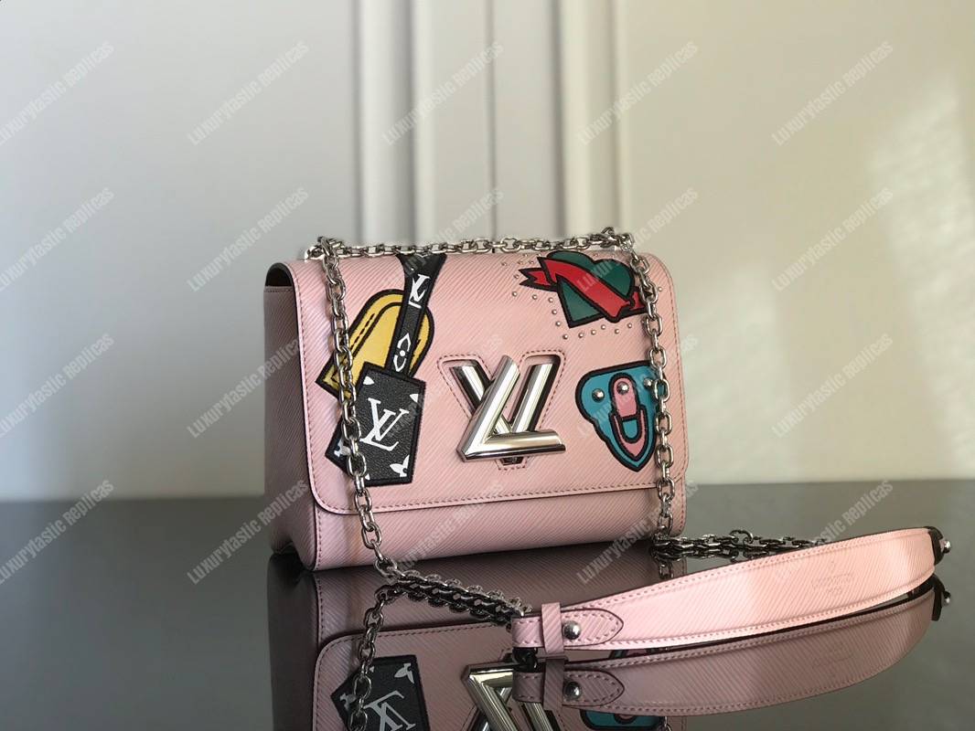 LV Twist MM Epi Leather Travel and Trunk-Making Heritage Pink